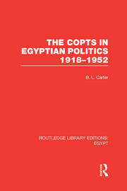 The Copts in Egyptian Politics (RLE Egypt book cover