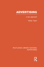 Advertising A New Approach book cover
