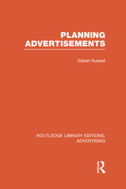 Planning Advertisements book cover