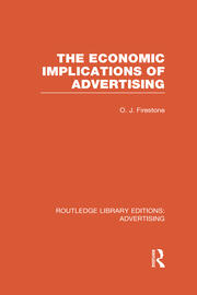 The Economic Implications of Advertising (RLE Advertising) book cover