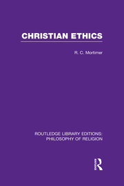 Christian Ethics book cover