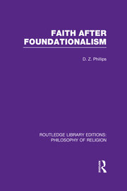 Faith after Foundationalism book cover