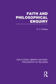 Faith and Philosophical Enquiry book cover