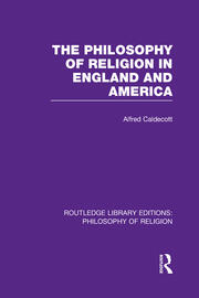 The Philosophy of Religion in England and America book cover