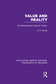 Value and Reality: The Philosophical Case for Theism book cover