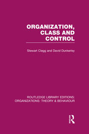 Organization, Class and Control (RLE: Organizations) book cover