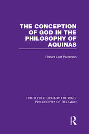 The Conception of God in the Philosophy of Aquinas book cover