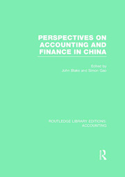 Perspectives on Accounting and Finance in China (RLE Accounting) book cover