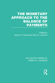 The Monetary Approach to the Balance of Payments book cover
