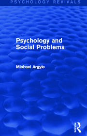 Psychology and Social Problems book cover