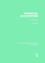Financial Accounting  (RLE Accounting): An Introduction book cover