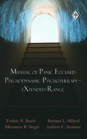 Manual of Panic Focused Psychodynamic Psychotherapy - eXtended Range book cover