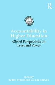 Accountability in Higher Education: Global Perspectives on Trust and Power book cover