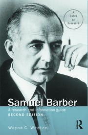 Samuel Barber: A Research and Information Guide book cover