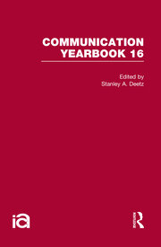 Communication Yearbook 16 book cover