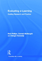 Evaluating e-Learning: Guiding Research and Practice book cover