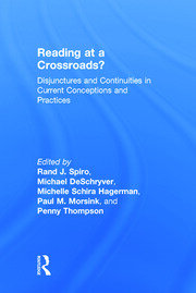 Reading at a Crossroads?: Disjunctures and Continuities in Current Conceptions and Practices book cover