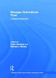 Manager-Subordinate Trust: A Global Perspective book cover