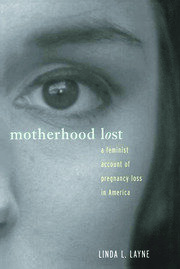 Motherhood Lost: A Feminist Account of Pregnancy Loss in America book cover