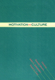 Motivation and Culture book cover
