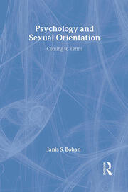 Psychology and Sexual Orientation: Coming to Terms book cover