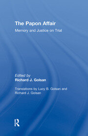 The Papon Affair: Memory and Justice on Trial book cover