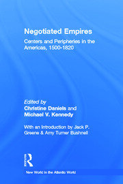 Negotiated Empires: Centers and Peripheries in the Americas, 1500–1820 book cover