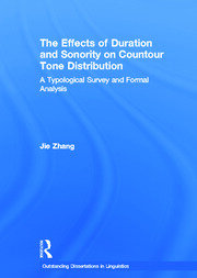 The Effects of Duration and Sonority on Countour Tone Distribution: A Typological Survey and Formal Analysis book cover