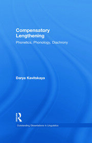 Compensatory Lengthening: Phonetics, Phonology, Diachrony book cover