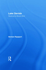 Later Derrida: Reading the Recent Work book cover