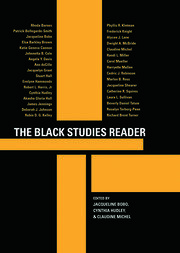 The Black Studies Reader book cover