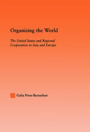 Organizing the World: The United States and Regional Cooperation in Asia and Europe book cover