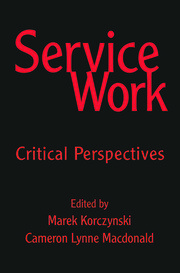 Service Work: Critical Perspectives book cover