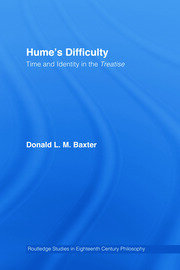 Hume's Difficulty: Time and Identity in the Treatise book cover