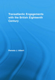 Transatlantic Engagements with the British Eighteenth Century book cover