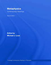 Metaphysics: Contemporary Readings: 2nd Edition book cover