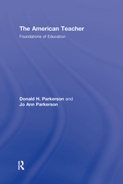 The American Teacher: Foundations of Education book cover