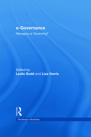 e-Governance: Managing or Governing? book cover