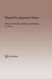 Shaped by Japanese Music: Kikuoka Hiroaki and Nagauta Shamisen in Tokyo book cover