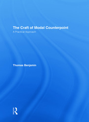 The Craft of Modal Counterpoint book cover