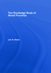 The Routledge Book of World Proverbs book cover