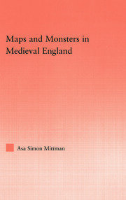 Maps and Monsters in Medieval England book cover