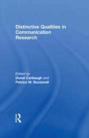 Distinctive Qualities in Communication Research book cover