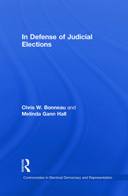 In Defense of Judicial Elections book cover