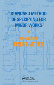 Standard Method of Specifying for Minor Works book cover