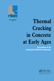 Thermal Cracking in Concrete at Early Ages: Proceedings of the International RILEM Symposium book cover