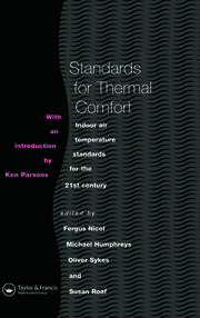 Standards for Thermal Comfort: Indoor air temperature standards for the 21st century book cover