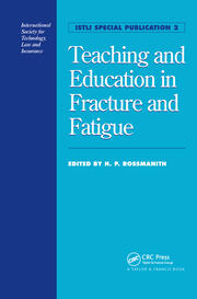 Teaching and Education in Fracture and Fatigue book cover