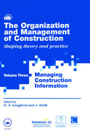 The Organization and Management of Construction: Managing construction information book cover
