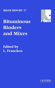 Bituminous Binders and Mixes book cover